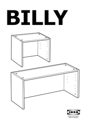 IKEA BILLY AA-2176934-1 Montageanleitung