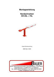 Bauer EH 30L Montageanleitung