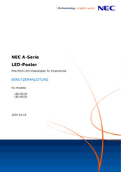 NEC LED-A025i Benutzeranleitung