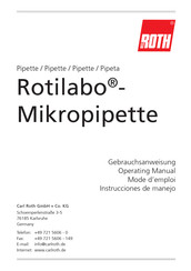 Roth Rotilabo Gebrauchsanweisung