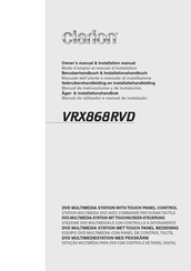Clarion VRX868RVD Benutzerhandbuch & Installationshandbuch