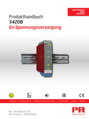PR electronics PRepower 5420B Produkthandbuch