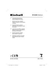 EINHELL BT-ASBS 18-2 Li-i Originalbetriebsanleitung