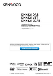Kenwood DNX521DAB Bedienungsanleitung