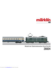 Märklin Re 4/4I Serie Handbuch