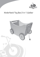 Kinderfeets Toy Box 2-in-1 Walker Bedienungsanleitung