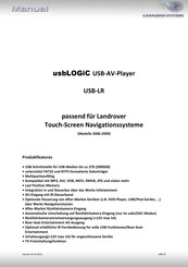 Caraudio-Systems usbLOGiC USB-LR Handbuch