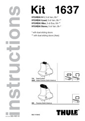 Thule Kit 1637 Montageanleitung