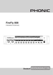 Phonic FireFly 808 Bedienungsanleitung