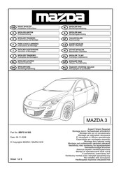 Mazda BBP3 V4 920 Einbauanleitung