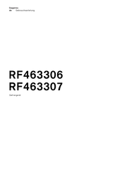 Gaggenau RF463306 Gebrauchsanleitung