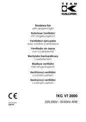 Team Kalorik TKG VT 2000 Gebrauchsanleitung
