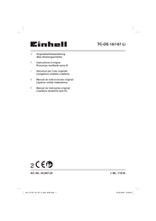 EINBREW TC-OS 18/187 Li Originalbetriebsanleitung