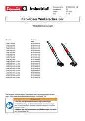 Desoutter Industrial Tools EABC26-560 Produktanweisungen