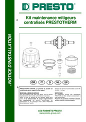 Presto PRESTOTHERM  450L Installationsanleitung