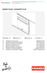 Franke SMART PLUS Installations- Und Gebrauchsanweisung