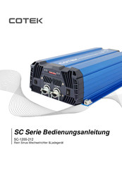 Cotek SC1200-112 Bedienungsanleitung