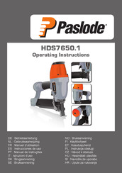 Paslode HDS7650.1 Betriebsanleitung