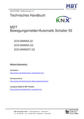MDT SCN-BWM55.02 Technisches Handbuch