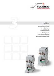 Schaltbau C294 Serie Montage- Und Wartungsanweisung