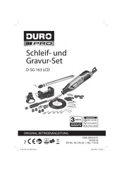 Duro Pro D-SG 163 LCD Originalbetriebsanleitung