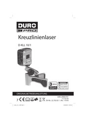 Duro Pro D-KLL 10/1 Originalbetriebsanleitung