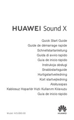 Huawei Sound X Schnellstartanleitung