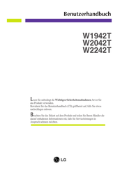 LG W2042T Benutzerhandbuch