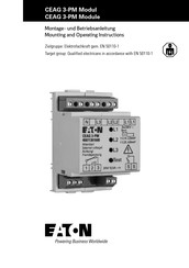Eaton CEAG 3-PM Montage- Und Betriebsanleitung