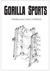 Gorilla Sports 10000822 Montageanleitung