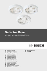 Bosch MS 400 Installationsanleitung