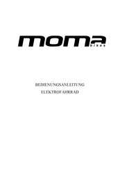 MoMA EMTB 27,5 Bedienungsanleitung