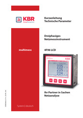 Kbr multimess 4F96 LCD Kurzanleitung