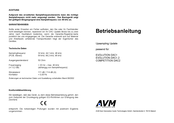AVM Digital/Analog-Wandler Evolution DAC 1.2 Betriebsanleitung