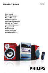 Philips MCM720/12 Benutzerhandbücher