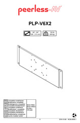 peerless-AV PLP-V6X2 Handbuch