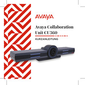 Avaya Collaboration Unit CU360 Kurzanleitung