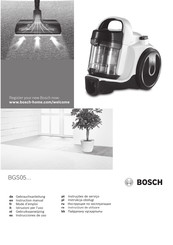 Bosch BGS05 Serie Gebrauchsanleitung
