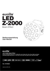 EuroLite LED Z-2000 Bedienungsanleitung