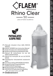 FLAEM Rhino Clear 50 Bedienungsanleitung