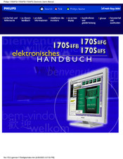 Philips 170S4FG Handbuch