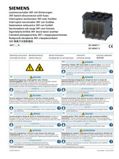 Siemens 3KF1 B-Serie Betriebsanleitung