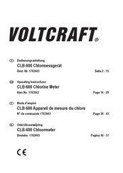 VOLTCRAFT CLB-600 Bedienungsanleitung