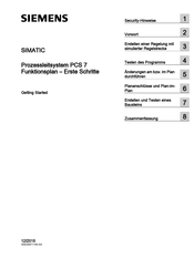 Siemens SIMATIC PCS 7 Erste Schritte