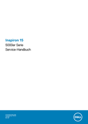 Dell Inspiron 15 5000 Serie Servicehandbuch