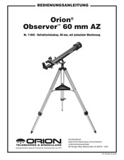 Orion Observer 60 Bedienungsanleitung