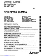 Mitsubishi Electric PEH-RP200MYA Installationshandbuch