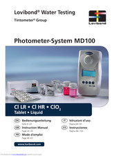 Tintometer Lovibond MD100 Bedienungsanleitung