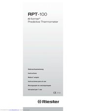 Riester RPT-100 Gebrauchsanweisung
