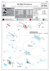 Eduard Bf 109G-10 interior Montageanleitung